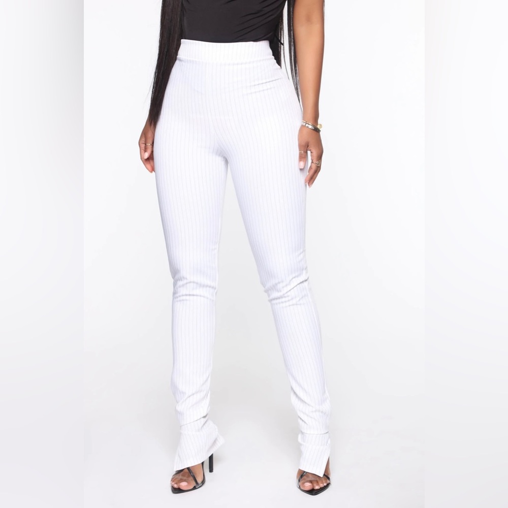 Fashion Nova Split High Waist Pants